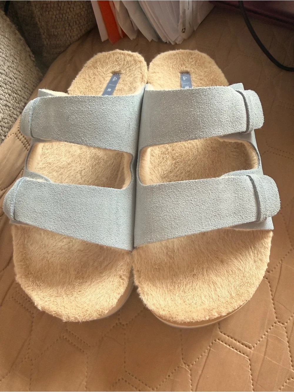 REEF Women's Ojai Ciara Platform Slides -DUSTY BLUE